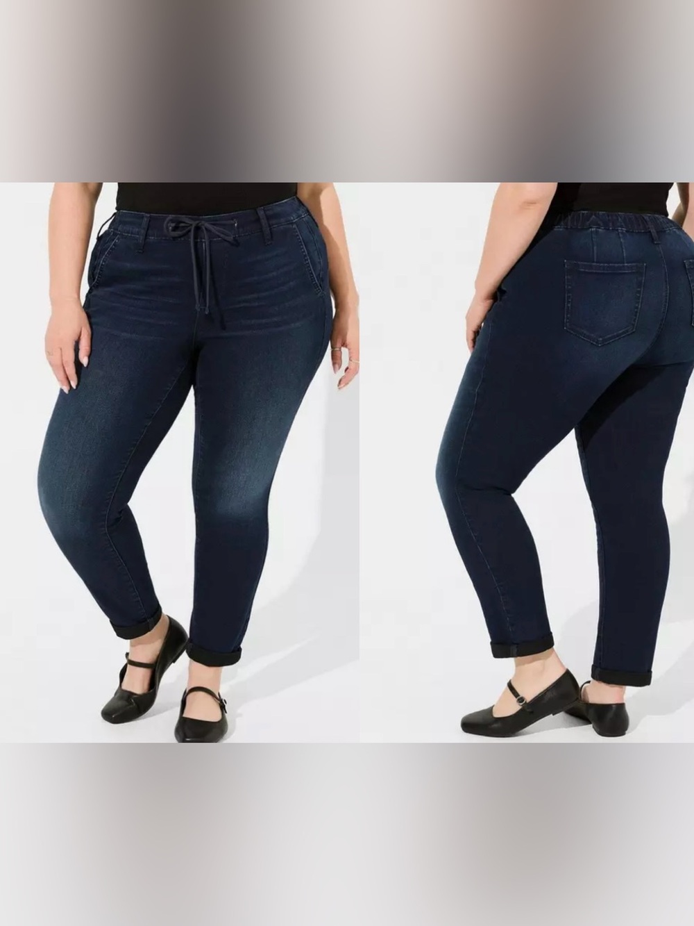 Torrid Weekend Boyfriend Straight Plus Size 3 X Super Soft Elastic Waist Jeans